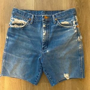 Wrangler jean shorts